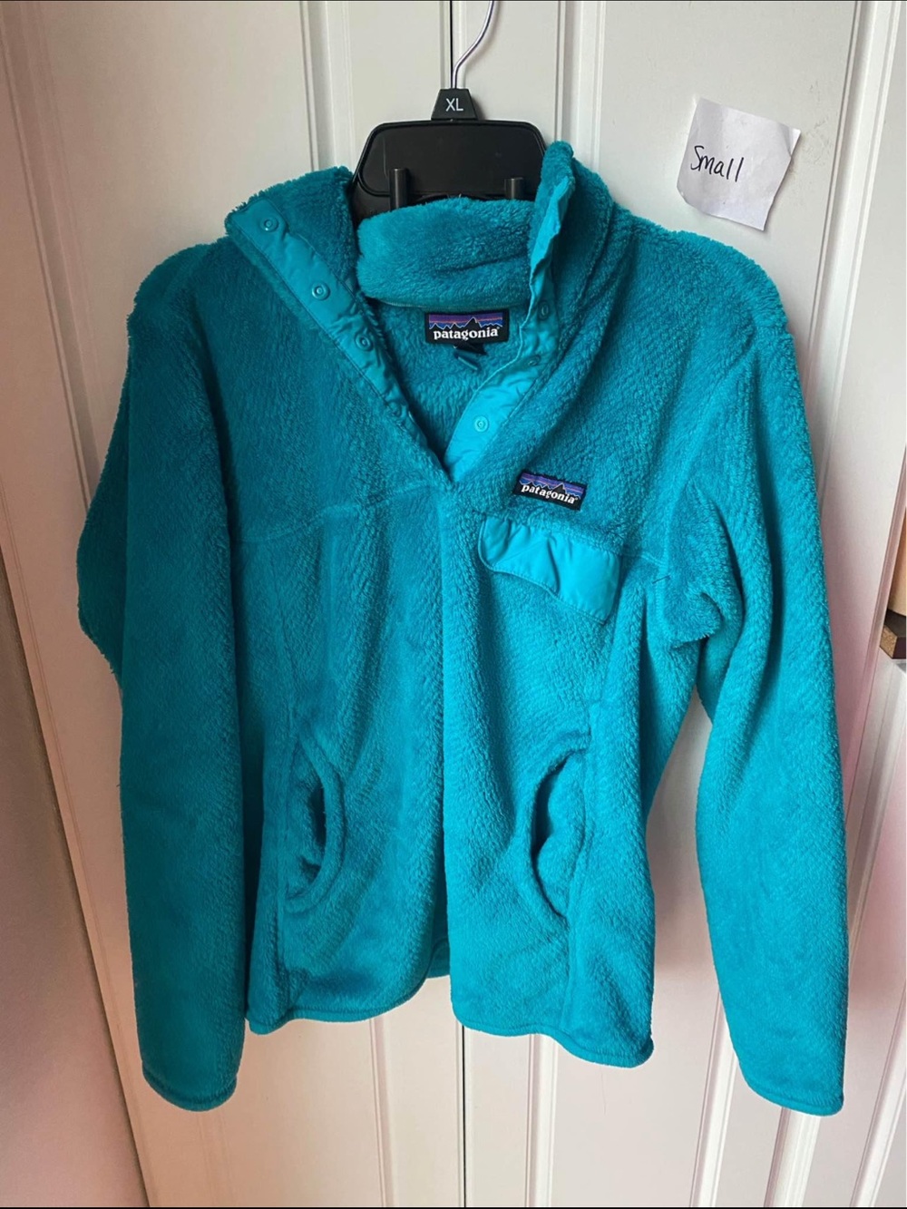Patagonia small pullover sweatshirt, blue, (i2)